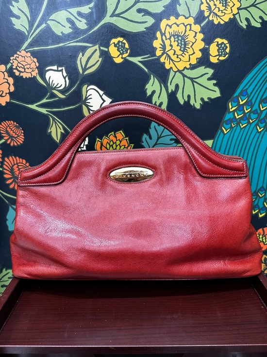 Givenchy SACS Cognac Brown Leather Top Handle Bag - Picture 3 of 13